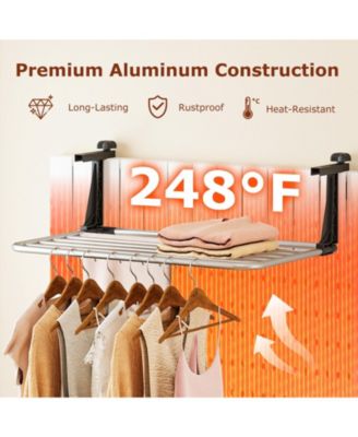 Portable Aluminum Clothes and Towel Drying Rack, Folding Stand