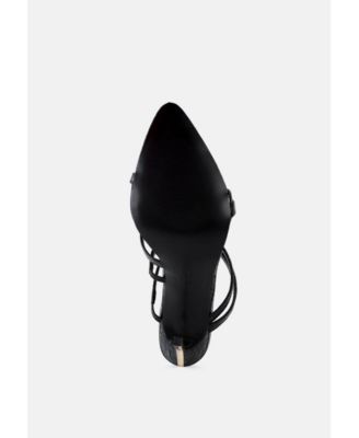 Womens New Affair Croc Strappy High Heel Sandals