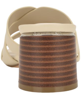 Women's Vivianna Woven Slip-On Block Heel Sandals