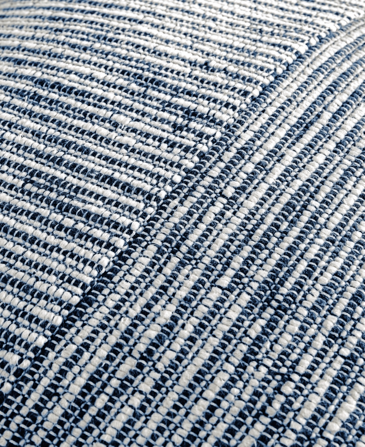 Oake Striped Patch Decorative Pillow, 18" x 18", Exclusively for Macy's