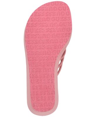 Women's Sabrie Ornamented Platform Thong Wedge Sandal