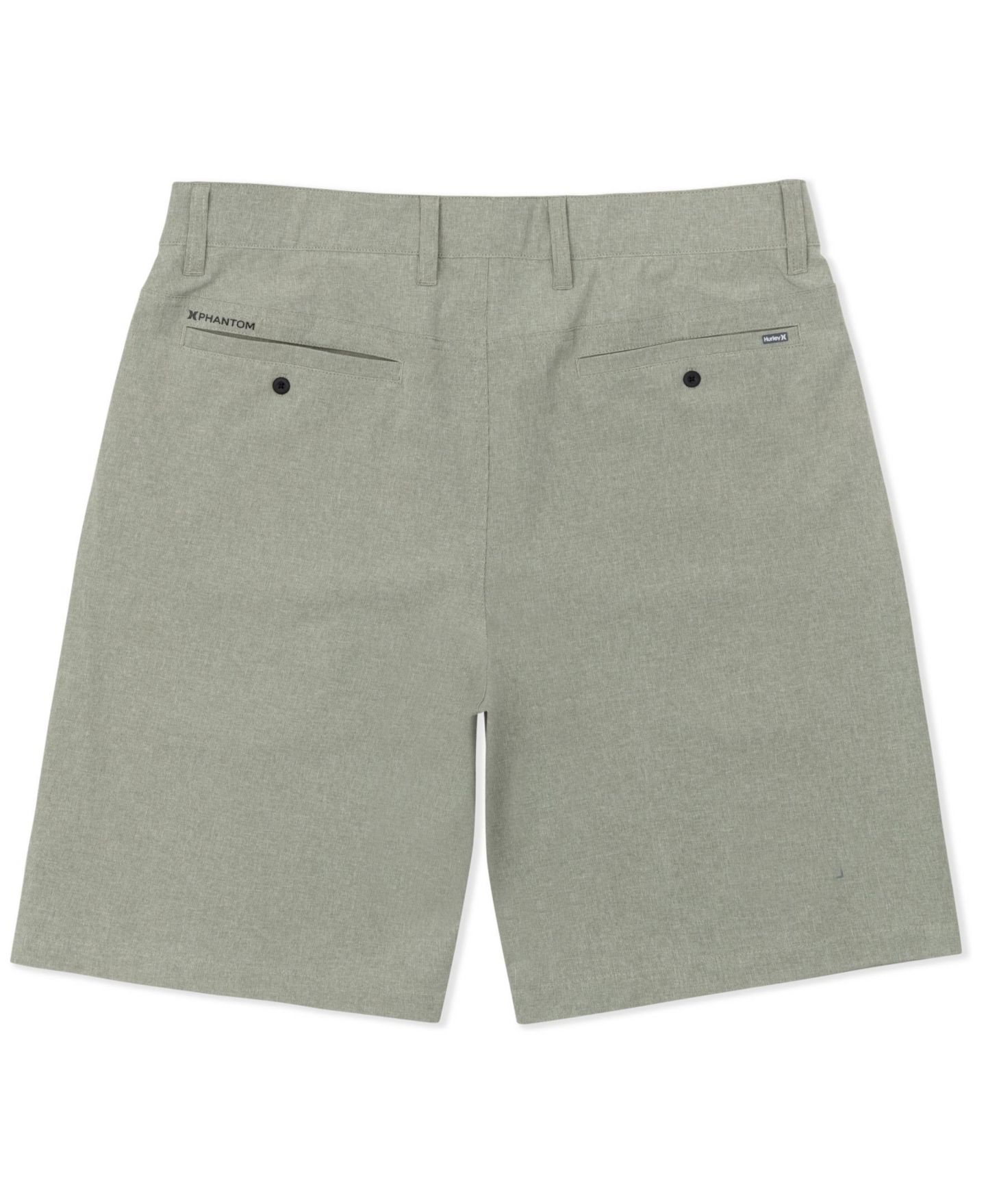Мужские шорты Hurley Phantom Regular-Fit Walk, цвет: Оливковый — фото 6