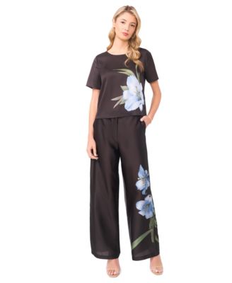 Women's Short-Sleeve Crew Neck Blouse