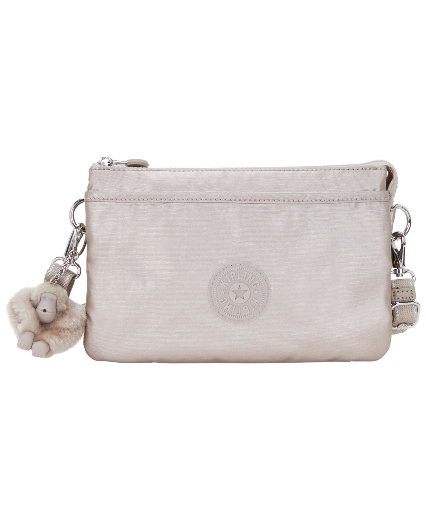 Женская сумка Kipling Riri Small Crossbody, цвет: Металлик сияющий — фото 1