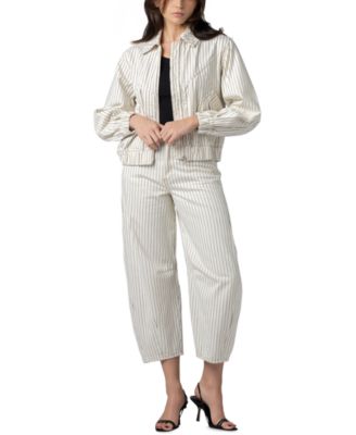 Women's Rail Road Striped Barrell Pants