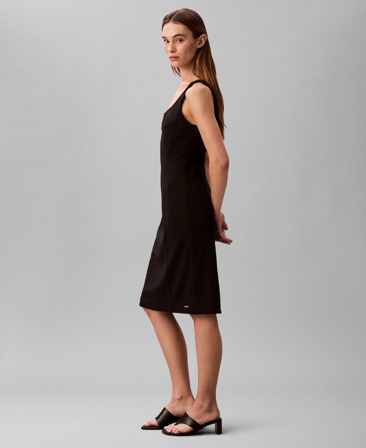 Calvin Klein Women's Sleeveless Scoop Neck Dress