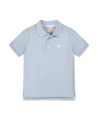 Big Boys Hope and Henry Organic Short Sleeve Knit Pique Polo Shirt