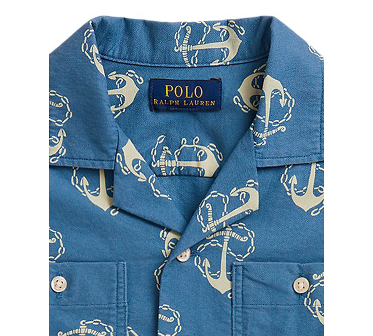 Polo Ralph Lauren Boys' 2-7 Anchor-Print Shirt