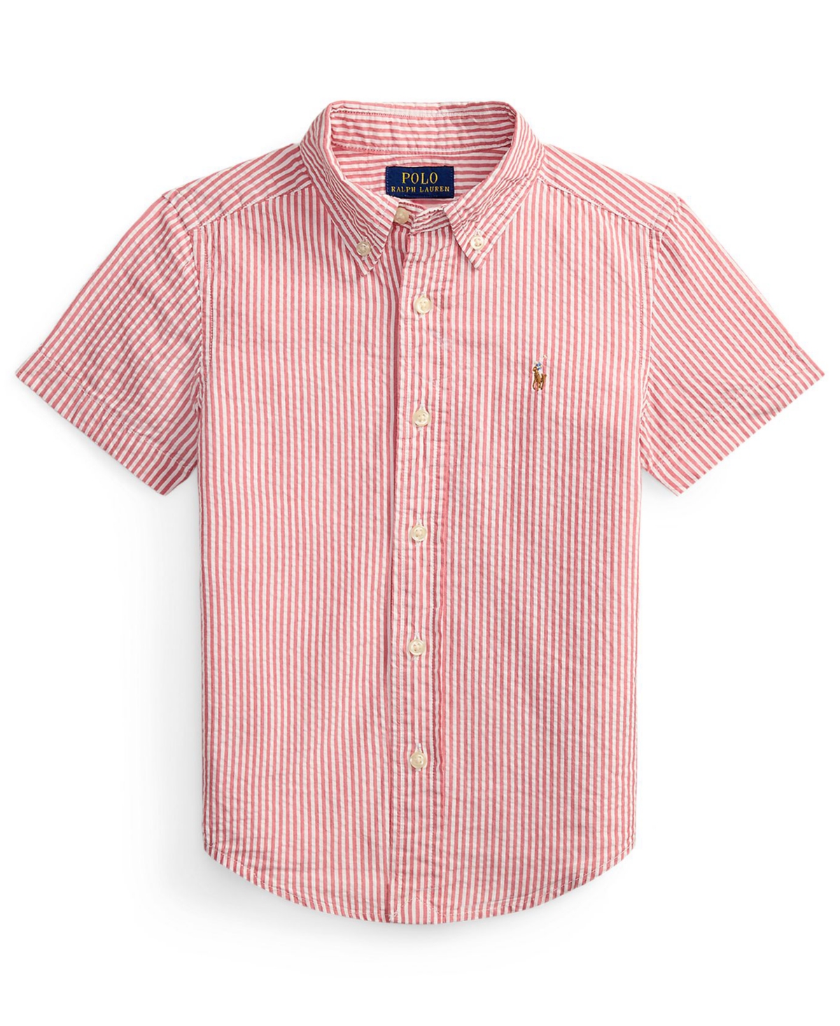 Polo Ralph Lauren Boys' 2-7 Striped Short-Sleeve Shirt