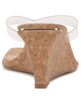 Women's Cianna Vinyl Thong Wedge Sandals