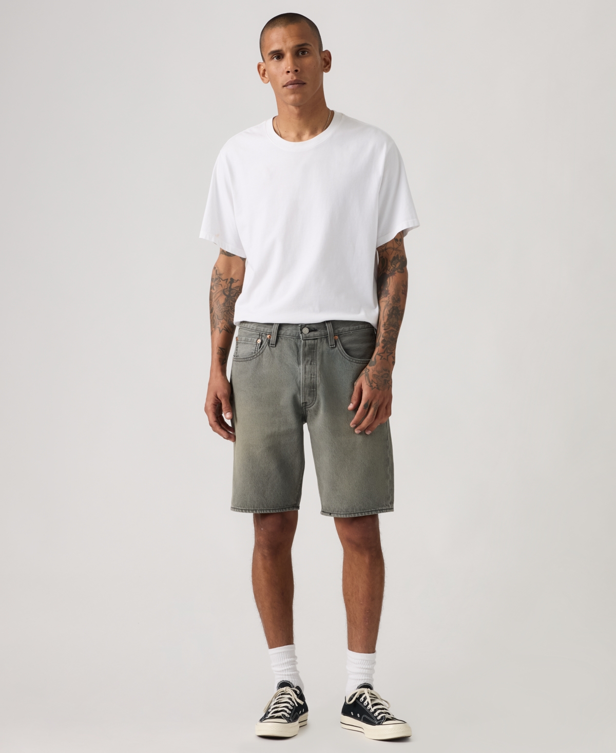 Levi's Men's 501 Original Hemmed Stretch 9" Jean Shorts