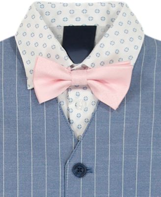 Boys' 2T-7 Long-Sleeve Shirt, Vest, Pants & Bowtie, 4-Piece Set