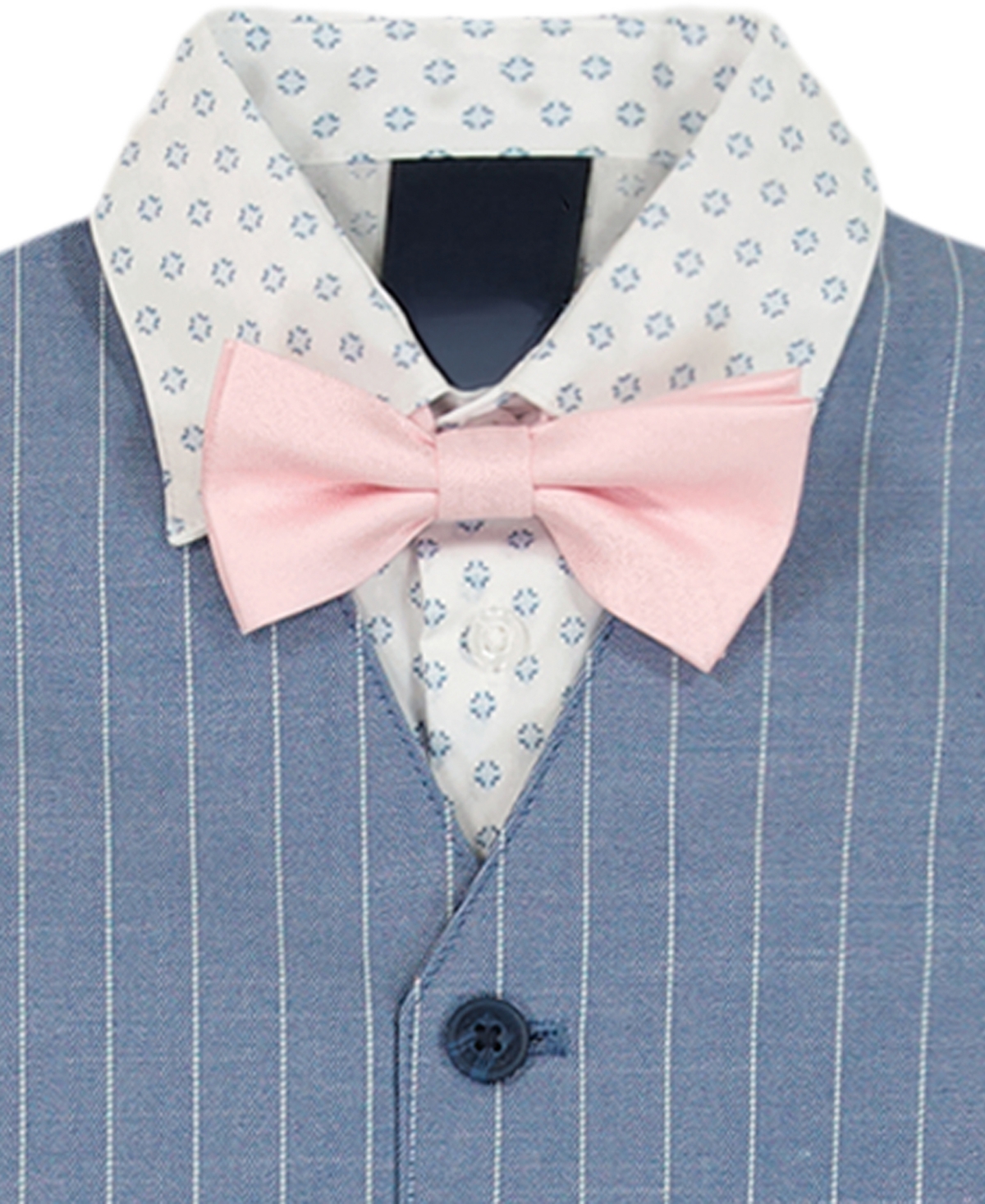 Nautica Boys' 2-7 Long-Sleeve Shirt, Vest, Pants & Bowtie, 4-Piece Set
