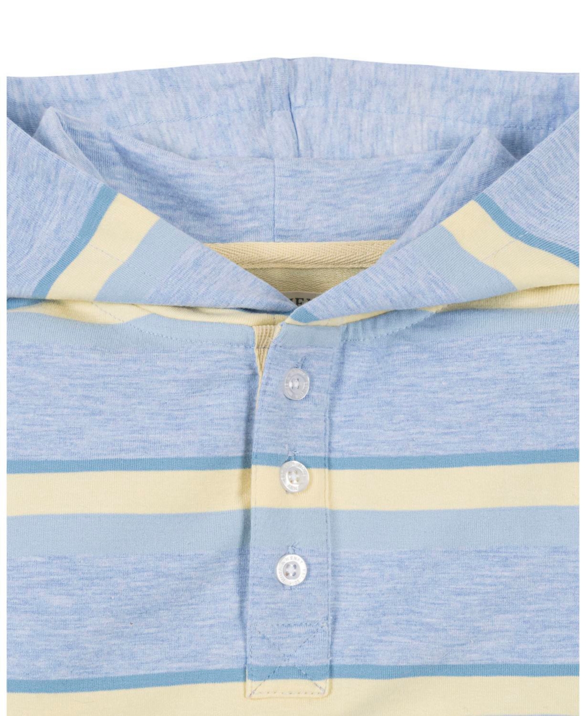 Hope & Henry Boys Organic French Terry Henley Hoodie