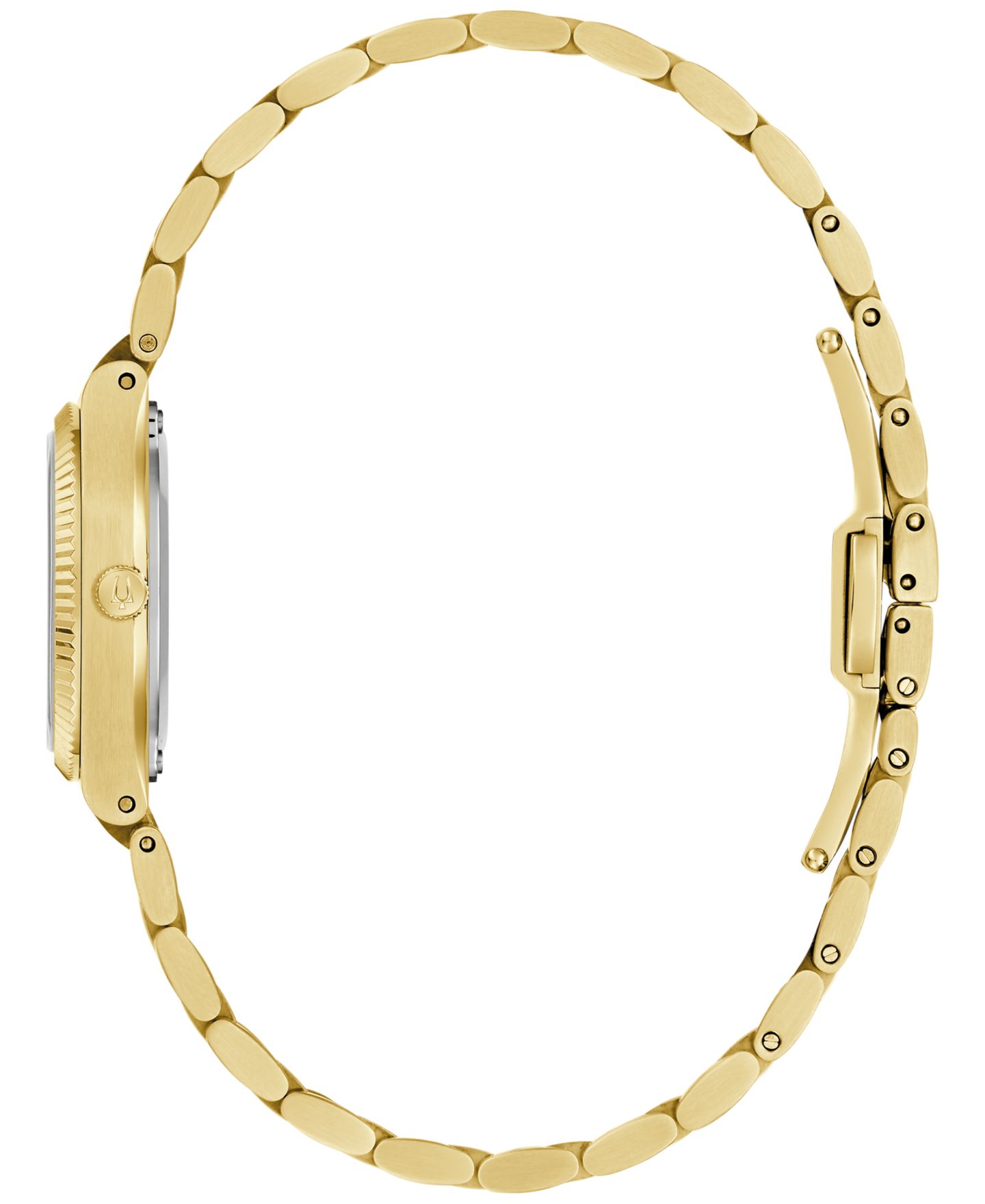 Женские часы Bulova Classic Super Seville Gold-Tone Stainless Steel Bracelet Watch 25mm — фото 2
