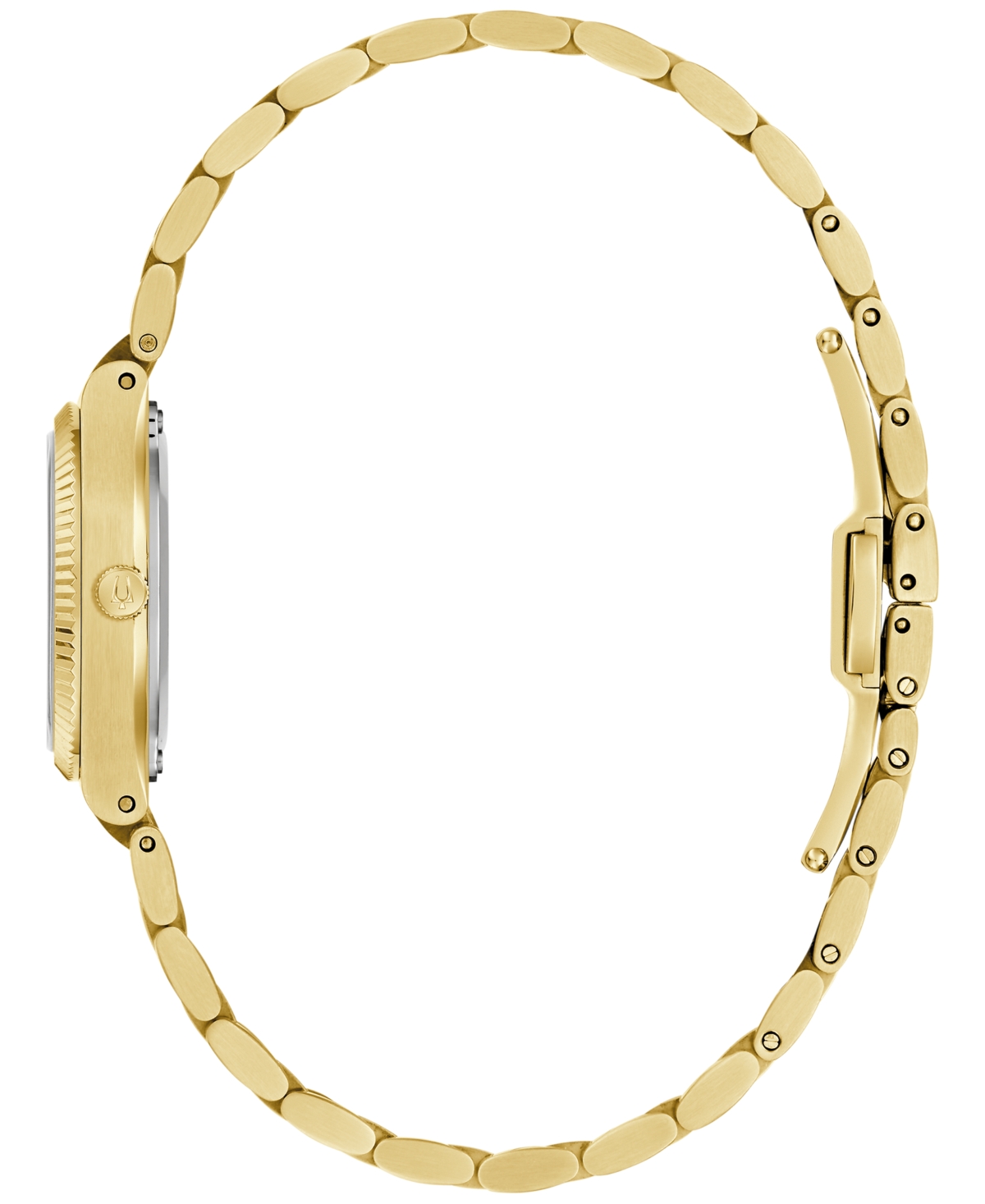 Bulova Women's Classic Super Seville Gold-Tone Stainless Steel Bracelet Watch 37.5mm
