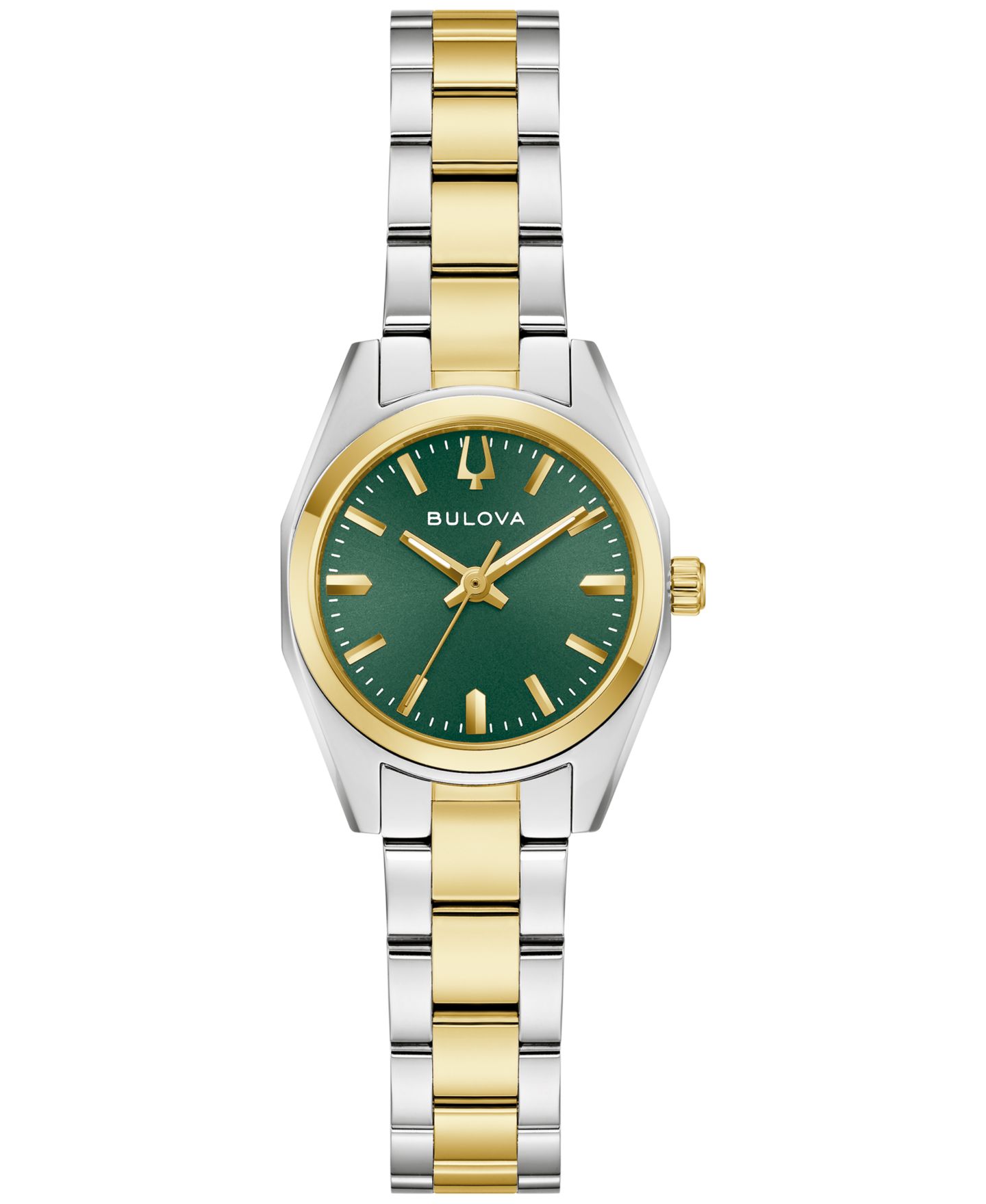 Женские часы Bulova Classic Surveyor Two-Tone Stainless Steel Bracelet Watch 22.7mm — фото 1