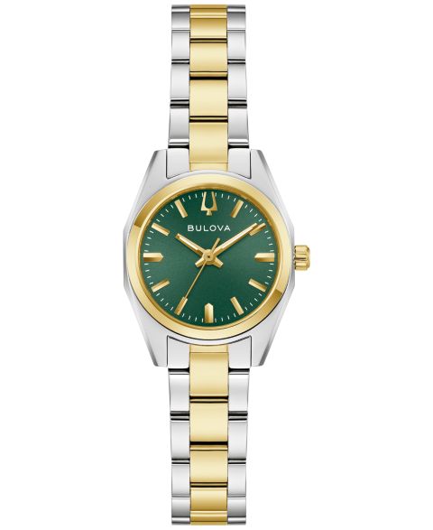 Женские часы Bulova Classic Surveyor Two-Tone Stainless Steel Bracelet Watch 22.7mm