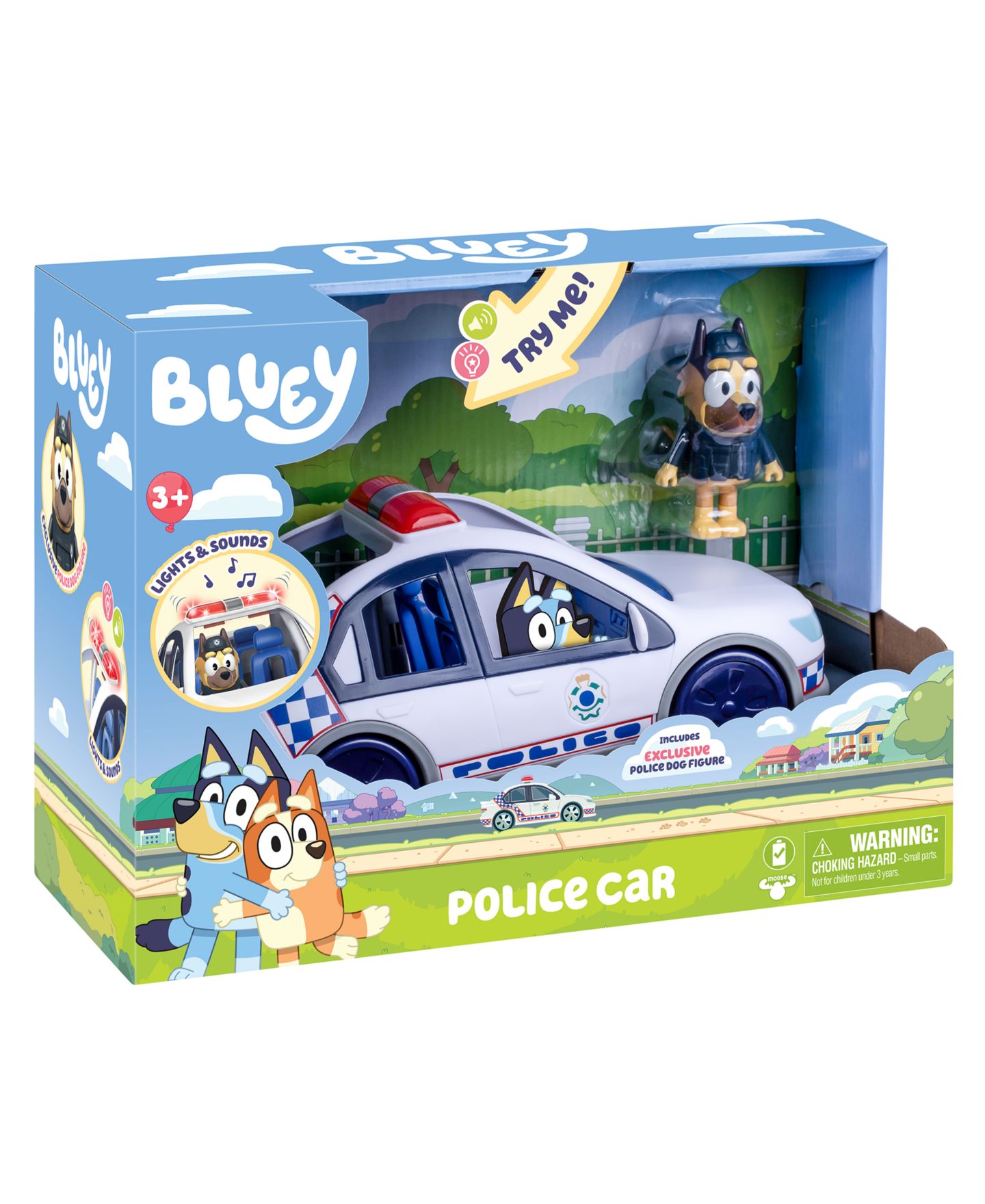 Детские фигурки Bluey Police Car with Police Man S14 — фото 8