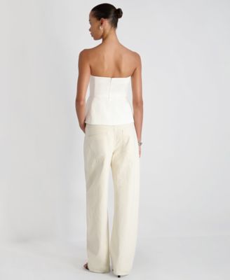 Women's York Satin in Christa Fleur Strapless Top