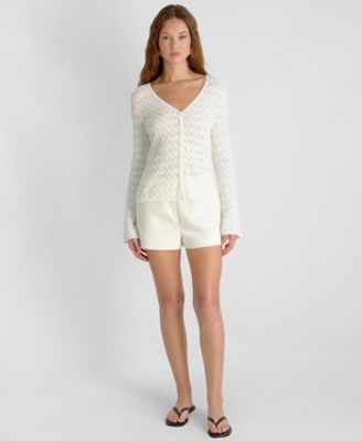 Women's Mozart Heartleaf V-Neck Crochet Top