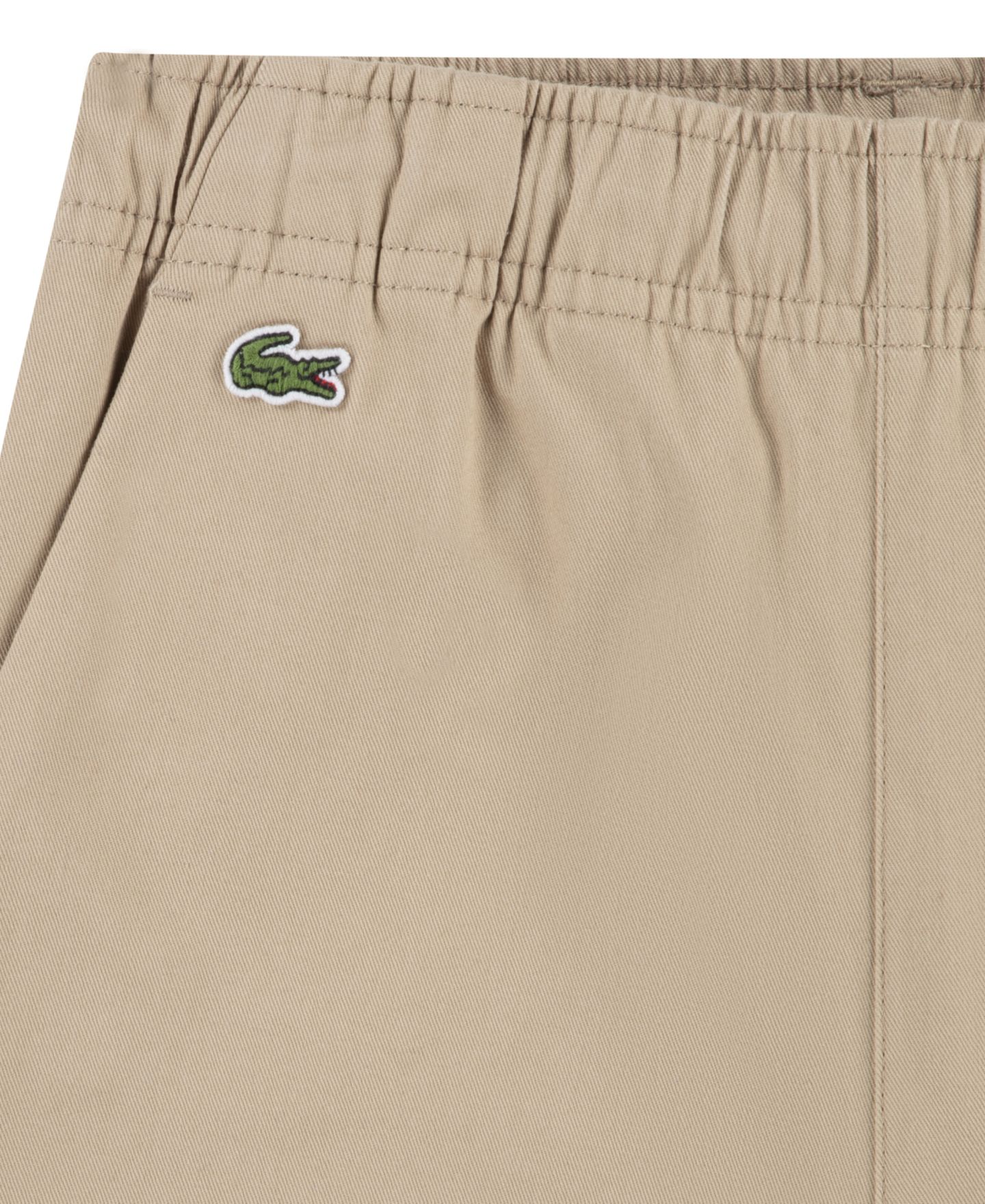 Брюки Lacoste Stretch Twill для мальчиков, цвет: Хаки — фото 6