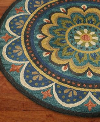 Radiance RDC-026 4' x 4' Round Area Rug