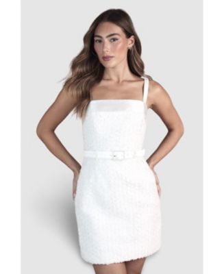 strappy mini dress in ivory Coast Women's Strappy Embellished Mini Dress