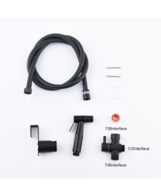 Handheld Bidet Sprayer for Toilet, Adjustable Water Pressure Jet Spray, with Bidet Hose, for Bathroom & Cloth Diaper