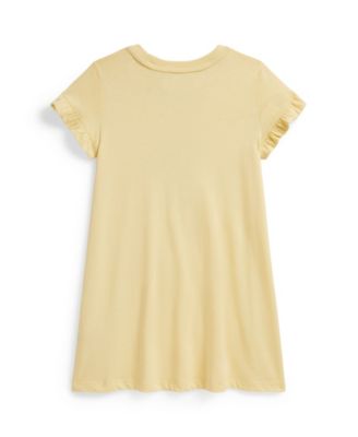 Girls' 2T-6X Polo Bear Crewneck Jersey Dress
