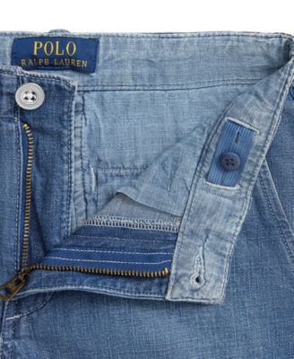 Girls' 7-16 Zip Fly Denim Shorts