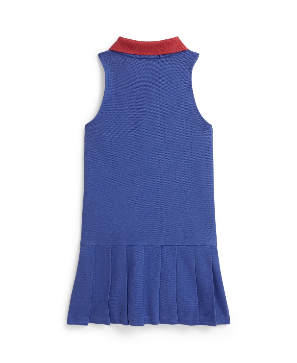 Polo Ralph Lauren Girls' 2T-6X Pleated Mesh Quarter-Zip Dress