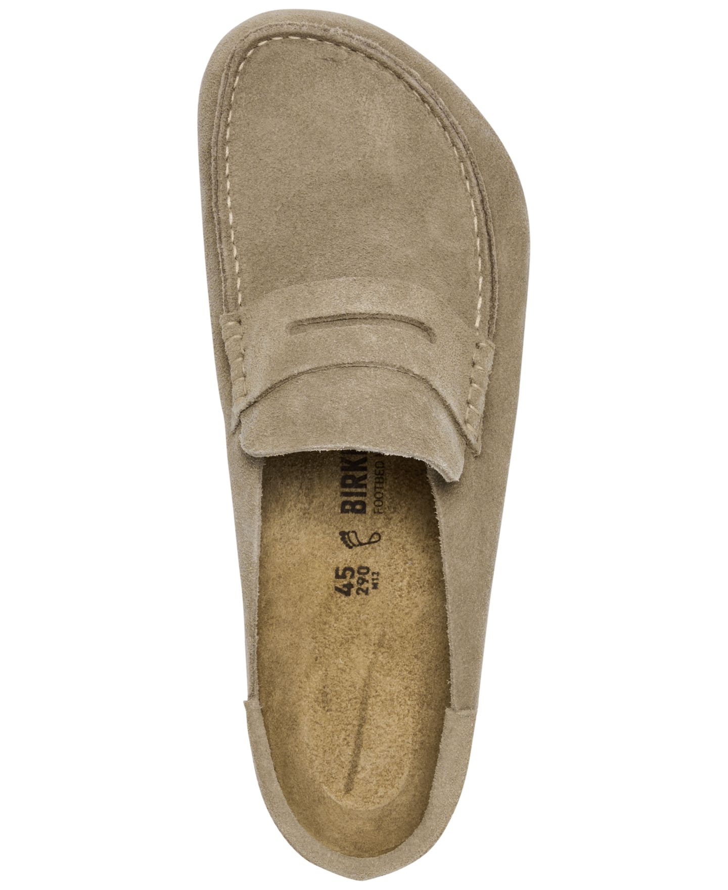 Мужские сабо Birkenstock Naples Wrapped Suede Casual, цвет: Carafe — фото 9