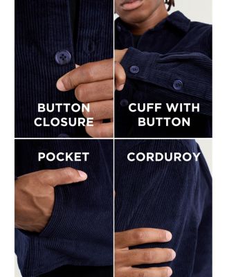 Men's SPRING + MERCER Cotton Corduroy Shirt Jacket