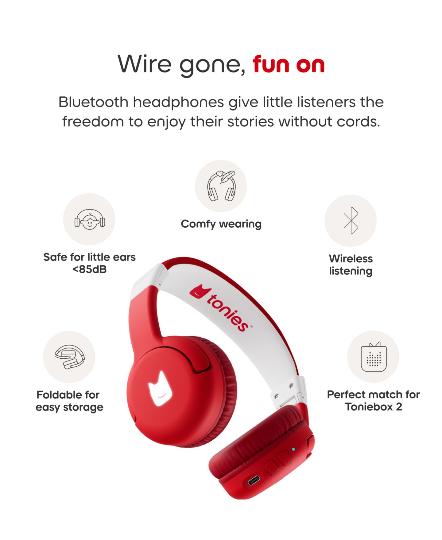 Детские игрушки Tonies Bluetooth Headphones — фото 3