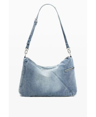 Women's Large Denim Charms Bag