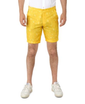 Men's Summer Suit - With Bottle Opener Tie - Yellow