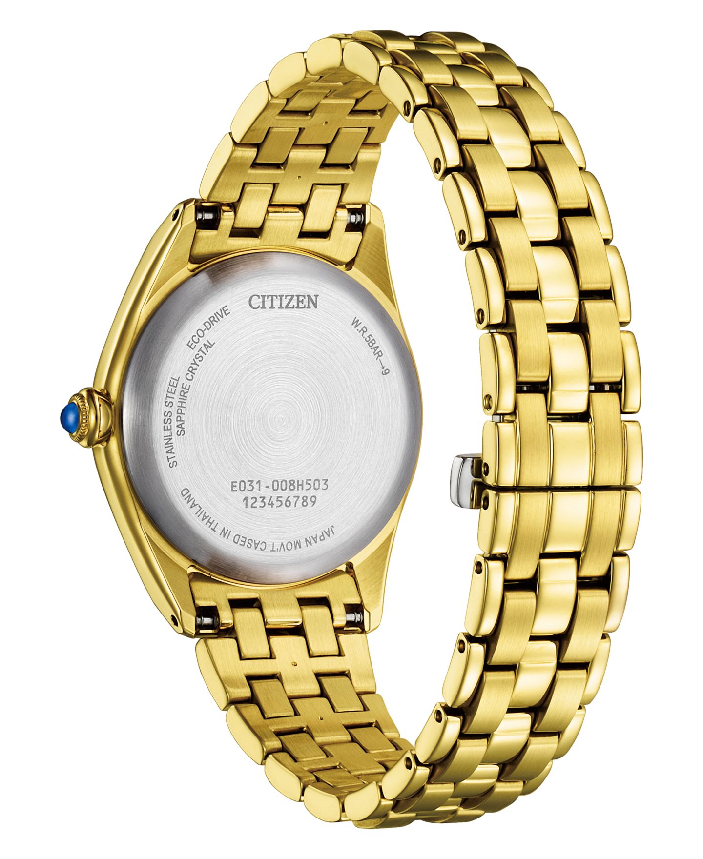 Женские часы Citizen Classic Gold-Tone Stainless Steel Bracelet Watch, 33mm — фото 4