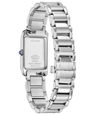 Women's Bianca Silver-Tone Stainless Steel Bracelet Watch, 32.5mm
