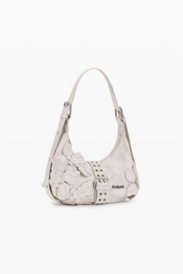 Women's Bag with floral appliques