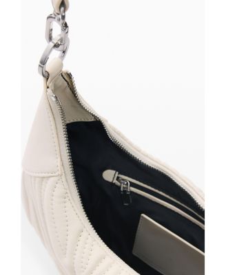 Women's Medium oval bag with embossing