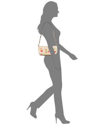 Sassi Small Leather Baguette Slim Shoulder Bag