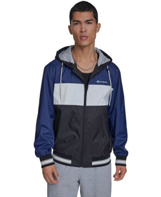 Men's Retro Hooded Rain Jacket