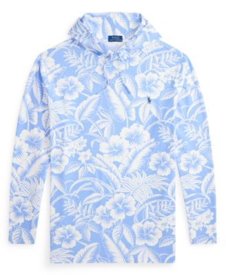 Men's Big & Tall Tropical Print Hooded T-Shirt