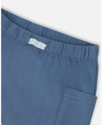 Baby Boys Jersey T-Shirt and Cotton Jersey Shorts Set Grey Mix Turtle Print