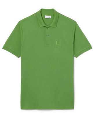 Men's Classic-Fit Embroidery Detail Petit Piqu Polo Shirt