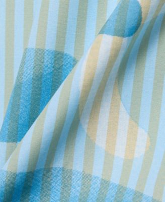 Men's Relaxed-Fit Striped Crocodile Shirt