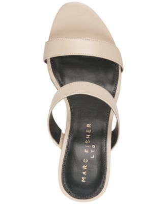 Women's Jessey Leather Slip-On Block Heel Dress Sandals