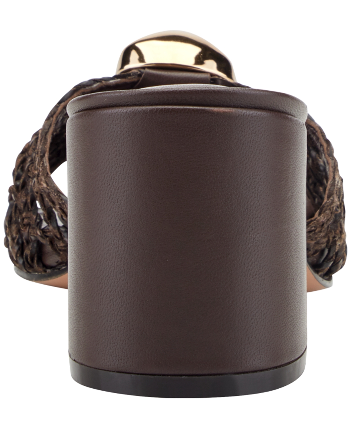 Marc Fisher Ltd Women's Farrel Woven Slip-On Block Heel Dress Sandals