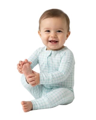 Boys Coastal Check Bamboo Sleeper